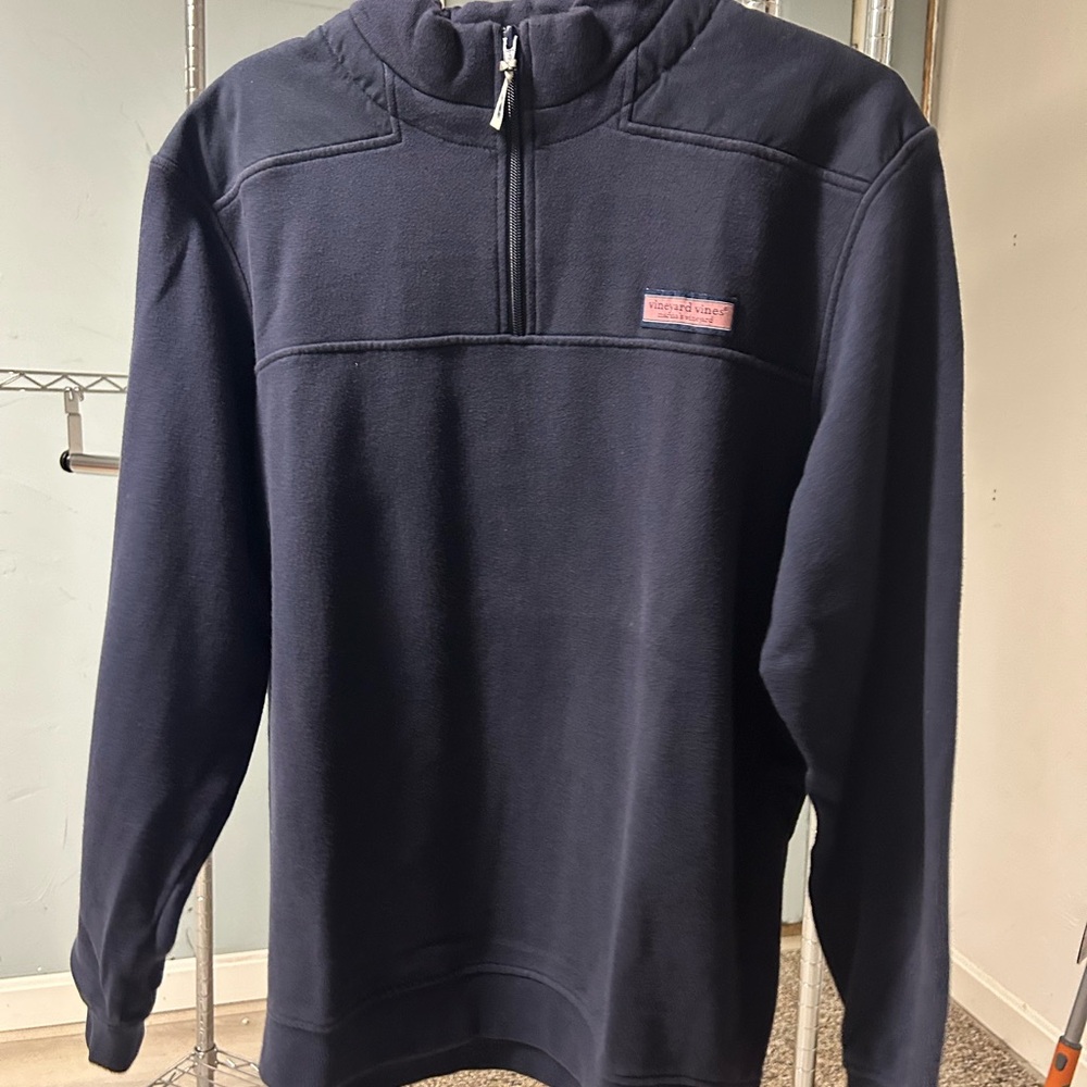 Vineyard Vines Dark Blue Zip-Up Sweater